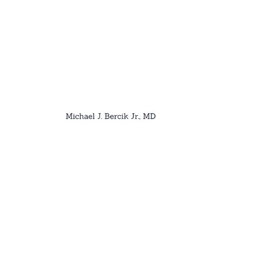Michael J. Bercik Jr., MD – Lancaster cover